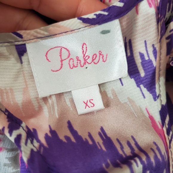 Parker Silk Ruffle Racerback Dress - Picture 4 of 6